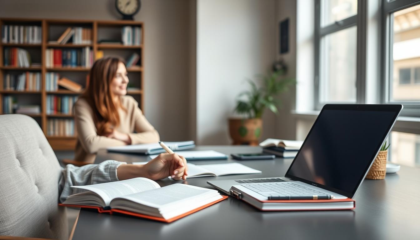 Digital learning platform with online study materials